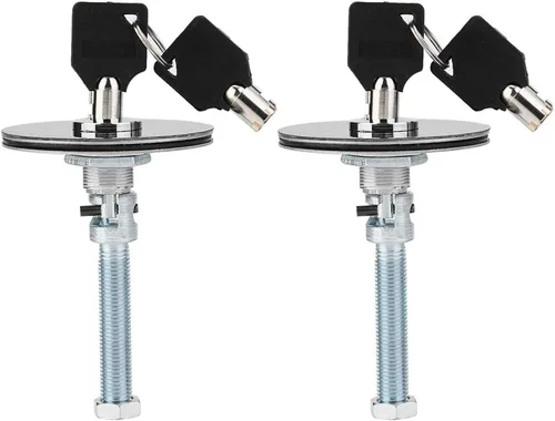 Vista 7 de Kit de pasador de capó para coche, universal, fibra de carbono, estilo de motor, cubierta de capó, bloqueo de llave, kit de liberación rápida