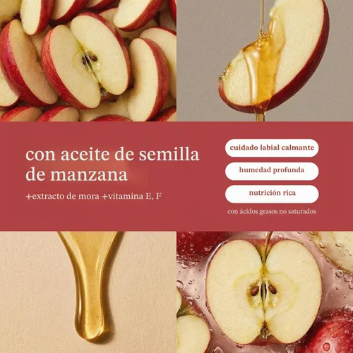 Vista 5 de NOONI Juego de aceite de labios coreano - Applerosehip & Applemulberry Applerosehip y manzano