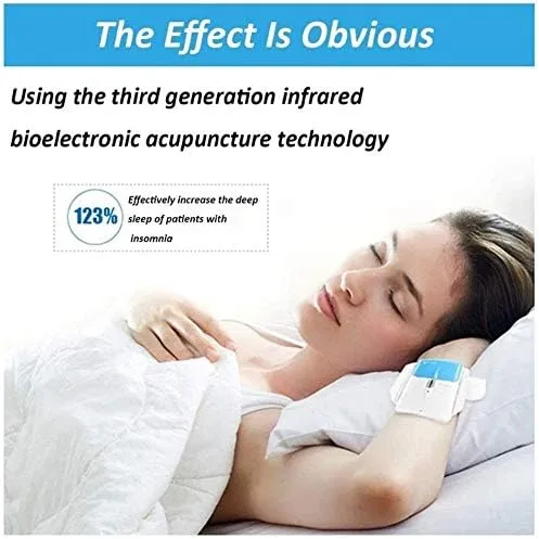 Vista 4 de Sleep Connection - Tapón de ronquido, pulsera antironquidos, dispositivos de pulsera antirronquidos infrarrojos, conexión para dormir, solución