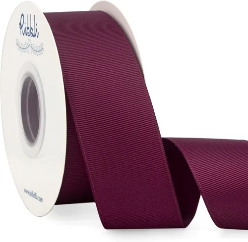 Vista 31 de Ribbli - Cinta de grogrén rosa perla, 1 pulgada x 25 yardas continuas, Uso para lazos DIY, accesorios para el cabello, envoltura de regalos