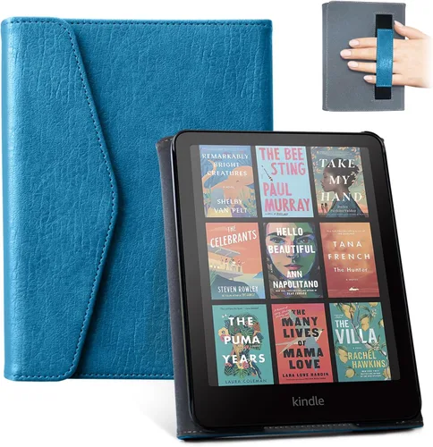 Vista 237 de CoBak Funda inteligente para Kindle Paperwhite de 6.8" de 11ª generación 2021 con función de encendido automático, ligera, delgada, de piel **Salvia