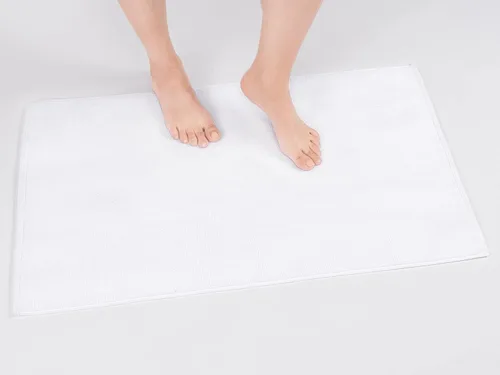 Vista 79 de Cotton Paradise - Alfombras de baño antideslizantes 100% algodón para el baño, 17 x 24 pulgadas, suaves, absorbentes, de secado rápido, lavables a