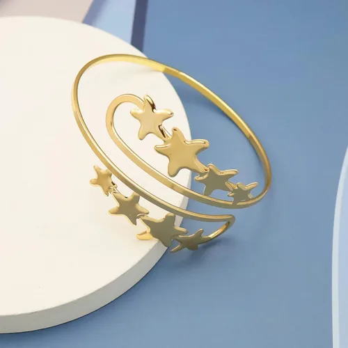 Vista 6 de RechicGu Egipto Cleopatra Remolino Serpiente Brazalete