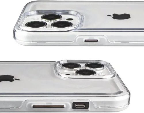 Vista 4 de Guard Dog Funda compatible con iPhone 14 Pro Max - Transparente - Parachoques - Personalizada - Marco de fotos