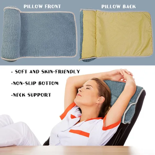 Vista 2 de S-SNAIL-OO Paquete de 1 almohada cervical para almohada reclinable, 22 x 14 pulgadas, almohada reclinable colgante para cuello y cabeza, almohada