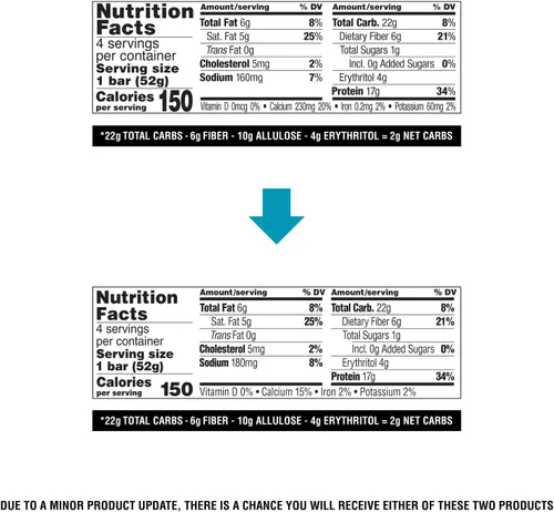 Vista 9 de Quest Nutrition - Barra de proteína crujiente para pastel de cumpleaños, 0.67 onzas de proteína, 0.04 oz de azúcar, 0.07 oz de carbohidratos netos