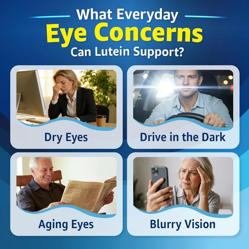 Vista 5 de Lutein and Zeaxanthin Supplement, Eye Health Gummies, AREDS2-Based Formula, Omega-3, Vitamins C & E, Zinc, Copper, Clear Vision, Blue Light