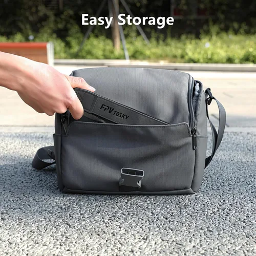 Vista 6 de FPVtosky Cordón para DJI RC 2 y RC y RC Pro 2, correa de cuello RC, cuero suave compatible con accesorios de mando a distancia DJI