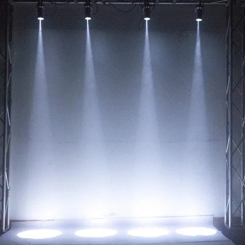 Vista 3 de Foco de bola de discoteca LED Pinspot Light - Luz de fiesta de bola de espejo motorizada