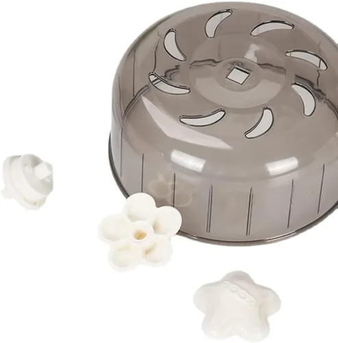 Vista 3 de Mini ruedas de ejercicio silenciosas para hámsters de menos de 4 pulgadas, 3.9 in de longitud, juguetes para hámster, pelota de hámster, bola