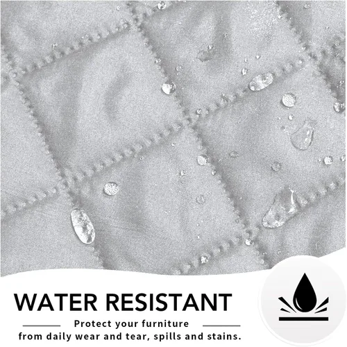 Vista 353 de Easy-Going - Funda reversible para sofá reclinable, resistente al agua, protector de muebles con correas elásticas, para mascotas y niños