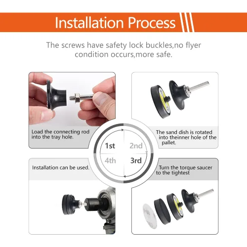Vista 4 de Paquete de 279 discos de lijado de 2 pulgadas, kit variado para amoladora de taladro, herramientas rotativas, accesorios con vástagos de 1/8 y 1/4