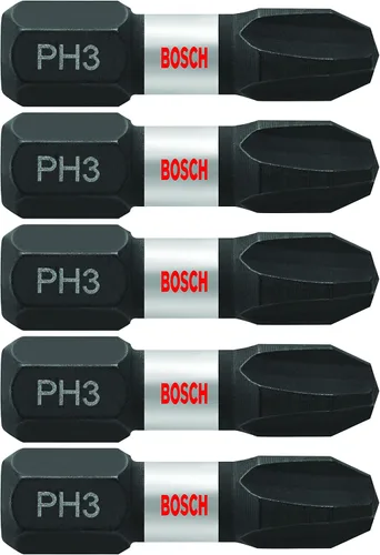 Vista 15 de BOSCH ITPH1102 - Paquete de 2 unidades de 1 pulgada. Phillips #1 Impact Tough Destornillador Brocas de Inserción