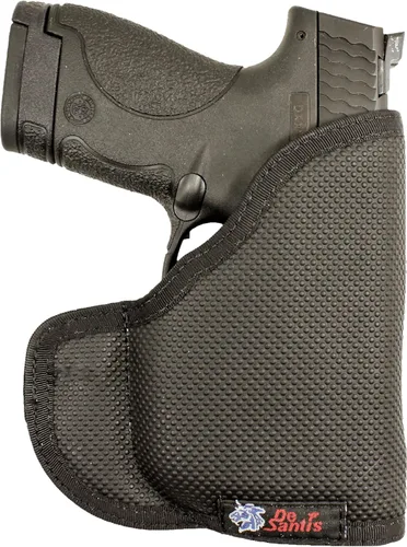 Vista 16 de DeSantis Nemesis - Funda de bolsillo para pistola para transporte oculto, funda de bolsillo oculta para pistolas, revólveres, suave, diseñada