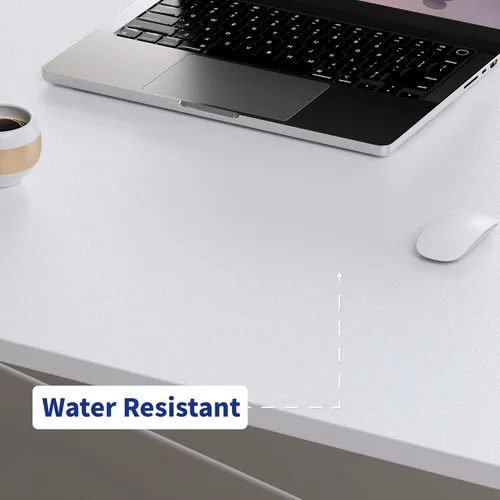 Vista 35 de Pamray - Escritorio de computadora de 32 pulgadas para espacios pequeños con bolsa de almacenamiento, escritorio de trabajo de oficina en casa