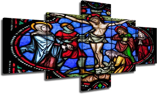 Vista 165 de TUMOVO Jesús Christian - Pintura sobre lienzo de 5 piezas