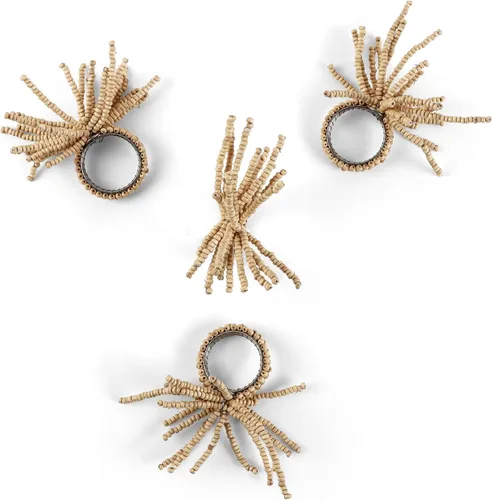 Vista 10 de Servilleteros decorativos, hebillas para decoración de mesa, bodas, Navidad, granja, fiesta, fácil de limpiar, duraderos y versátiles, juego de 12