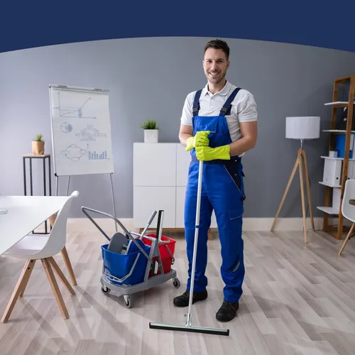 Vista 6 de Lasnten 4 unidades de doble espuma para piso industrial de hormigón, escoba de goma resistente, hoja de espuma EVA para garaje, ventana, piscina