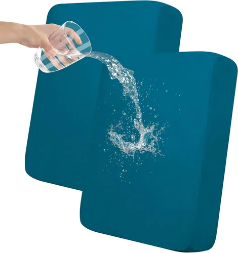 Vista 69 de Easy-Going Funda de cojín 100% impermeable para asiento de sofá, funda de cojín elástica de muebles, para niños, mascotas, cojín de sofá biplaza