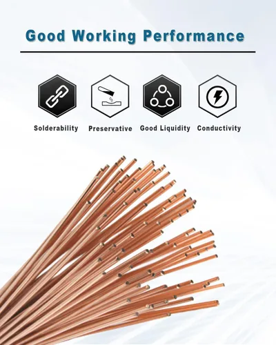 Vista 5 de Utoolmart Electrodos recubiertos de cobre de Copperclad de Roces de carbono de gubias del carbono 13.1x1,164.7 ft m de Gouging