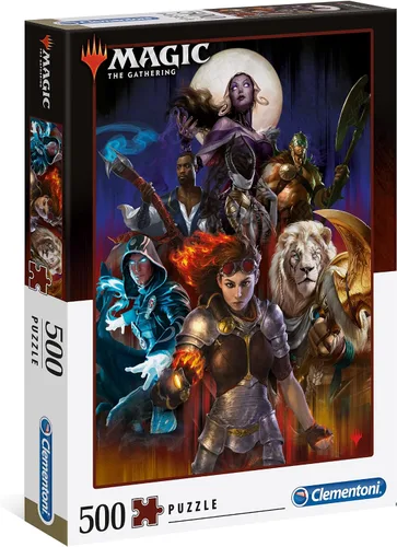 Clementoni - 35089 - Rompecabezas Magic The Gathering - Hecho en Italia - Rompecabezas para adultos 500 piezas