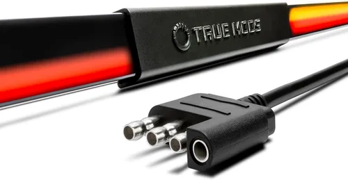 Vista 9 de True Mods Barra de luz LED de 49 pulgadas para puerta trasera ahumada para camioneta, remolque, vehículo [aluminio rígido] [secuencia de encendido]