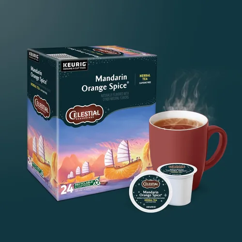 Vista 7 de Celestial Seasonings - Té de hierbas con canela y manzanas, 24