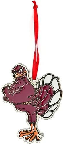 Vista 2 de Adorno navideño de metal Alabama Crimson Tide Mascot (Big Al)
