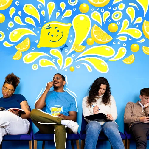 Vista 5 de Lemonhead Caramelo de limón duro, cítrico refrescante, bolsa resellable, 12 onzas