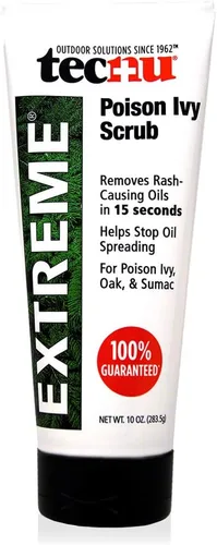 Vista 9 de Tecnu Extreme Exfoliante de Hiedra Venenosa y Roble, Elimina los Aceites de Plantas Venenosas que Causan Sarpullido y Picazón, Blanco 4 Onzas