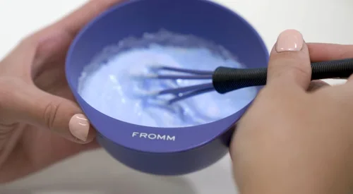 Vista 7 de Fromm Color Studio - Cuencos para mezclar color de cabello, tinte para el cabello, blanqueador y tratamientos con base de goma a prueba de derrames