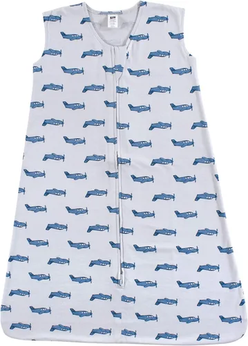 Vista 5 de Hudson Baby Saco de dormir unisex BabyCotton sin mangas, saco de dormir, manta