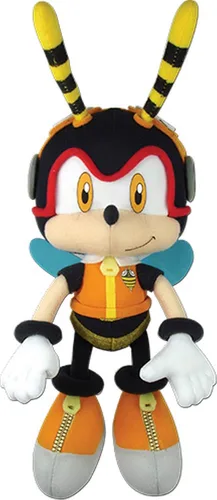 Vista 3 de GE Animation GE52680 Eastern Sonic The Hedgehog Charmy - Peluche de 8.5 pulgadas de alto, multicolor