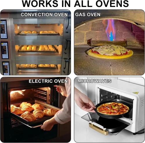 Vista 7 de Jiozermi 4 forros de horno para freidora de aire de 12 x 12 pulgadas para la parte inferior del horno, tapete reutilizable antiadherente resistente