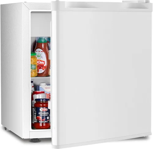 Vista 12 de Antarctic Star Refrigerador compacto de 3.2 pies cúbicos con congelador, mini refrigerador de una sola puerta con termostato ajustable, estantes