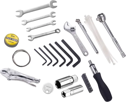 Vista 2 de Kit de herramientas de reparación de motocicletas compactas compatible con motocicletas Harley HD