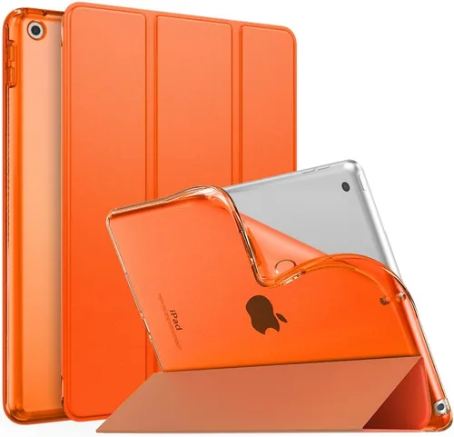 Vista 11 de MoKo Funda para Nuevo iPad de 9ª/8ª/7ª generación (2021/2020/2019), TPU suave translúcido esmerilado, carcasa trasera delgada, funda protectora