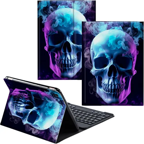 Vista 71 de Funda para Samsung Galaxy Tab S6 Lite 2022/2020 Teclado inalámbrico desmontable y cubierta de cuero PU Funda protectora para tableta para Samsung