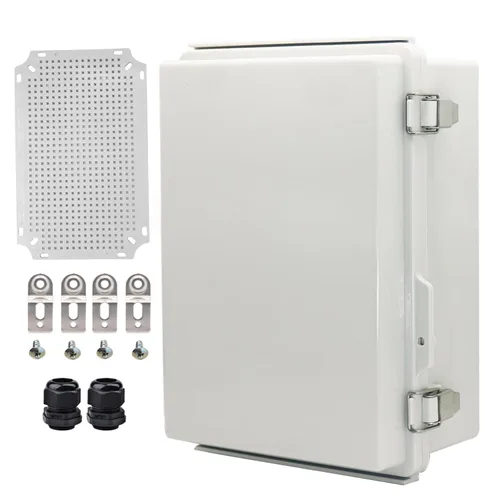 Vista 14 de Caja Eléctrica Impermeable para Exteriores Caja de Conexiones Resistente a la Intemperie IP67 Carcasa de Plástico ABS Caja de Proyecto