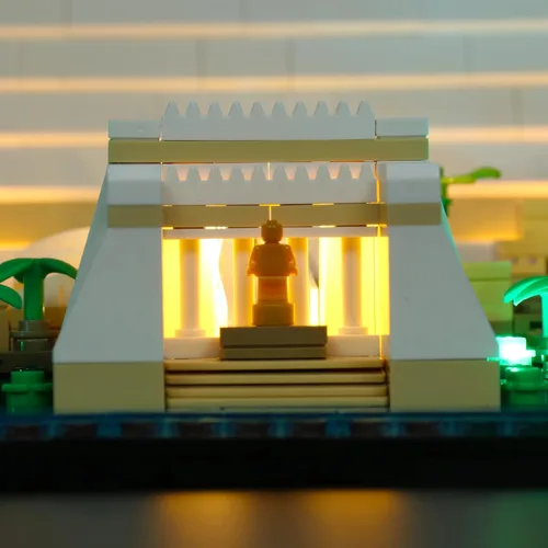 Vista 4 de VONADO Kit de luz LED para Lego Great Pyramid 21058 y otros kits de modelos Lego - Iluminación de bricolaje para decoración del hogar