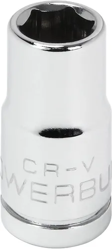 Vista 14 de Powerbuilt 648279 - Zócalo poco profundo de 1/4 pulgadas x 1/2 pulgada y 6 puntos