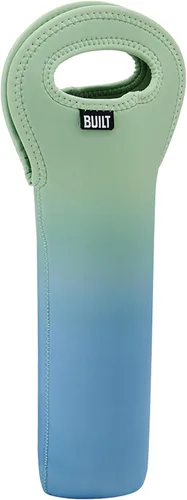 Vista 5 de BUILT Bolsa para vino de una botella, resistente a manchas, desgarros y agua, bolsa aislada para proteger la botella de vino mientras se transporta