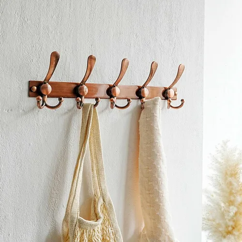 Vista 7 de Dseap Perchero de pared 2.0 Pro: resistente 300% más grueso, montaje en perno de 16 pulgadas, ganchos de pared de acero inoxidable para ropa