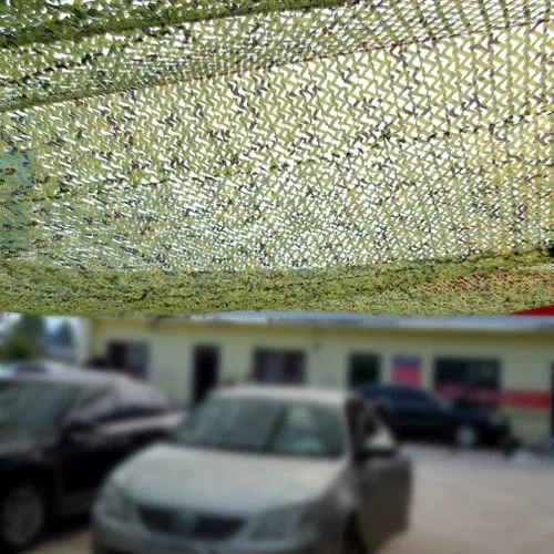 Vista 9 de Protección del bosque con cobertura de protección ecológica, red de camuflaje militar, campamento tiro, caza y selva, protección solar