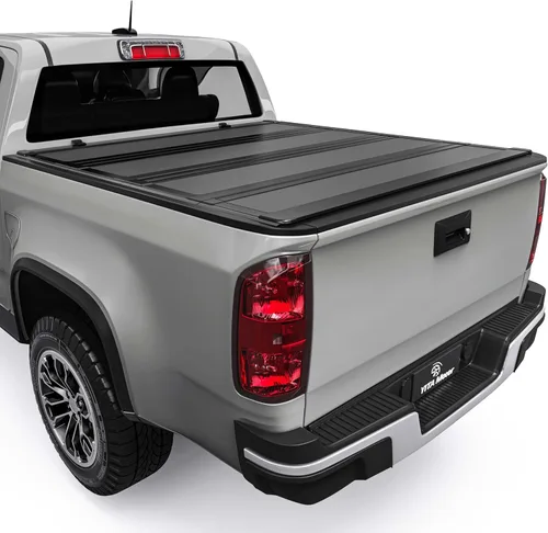 Vista 10 de YITAMOTOR Cubierta suave enrollable para caja de camioneta compatible con Chevy Colorado/GMC Canyon 2015-2022, plataforma Fleetside de 5.2 pies
