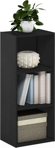 Vista 69 de Furinno - Estantería con 1 gabinete con puerta serie Luder, color blanco