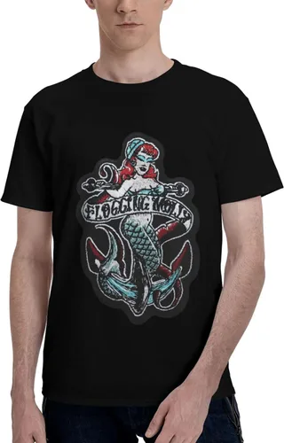 Adult Mens Short Sleeve T Shirt Hawaiian Shirts Cotton Round Neck T-Shirt Tops Clothes for Men T-Shirts