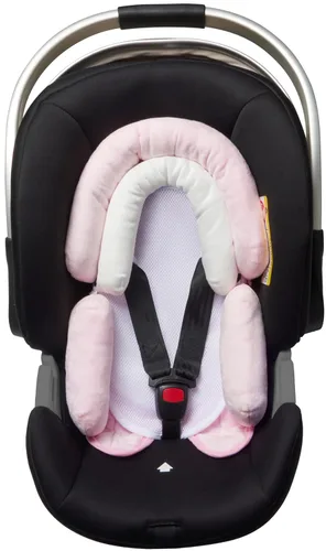 Vista 13 de Pro Goleem Soporte de cabeza para asiento de coche para bebé, suave inserto para asiento de coche para bebé, soporte de cabeza para asiento de coche