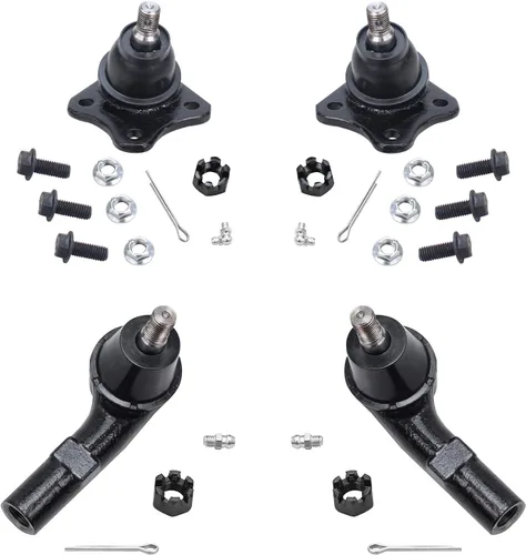 Vista 210 de Detroit Axle - Kit de suspensión frontal de 10 piezas para Chevy Trailblazer EXT GMC Envoy XL XUV Buick Rainier Isuzu Ascender Olds Bravada, brazos