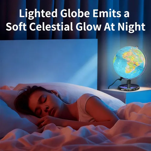 Vista 7 de Globo iluminado de 8 pulgadas para niños